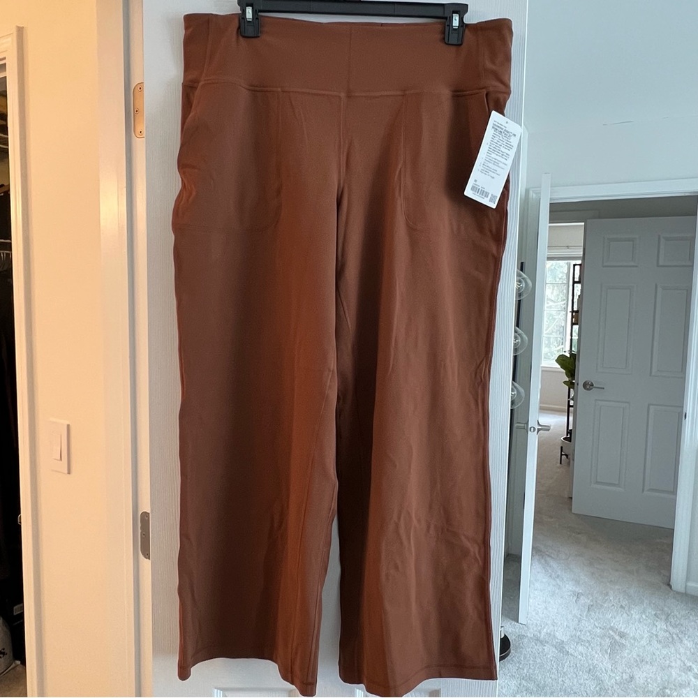 *NWT* lululemon Align™ High-Rise Wide-Leg Pant 31" Size 20 Roasted Brown